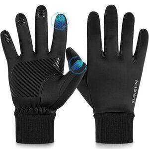 Winter Touchscreen Gloves Men Women Warm Running Cycling Anti Slip Cold Weather